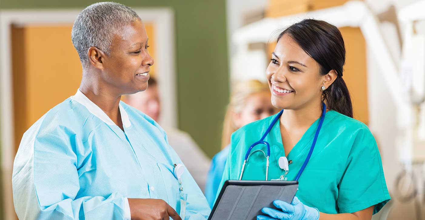 Doctor helping patient